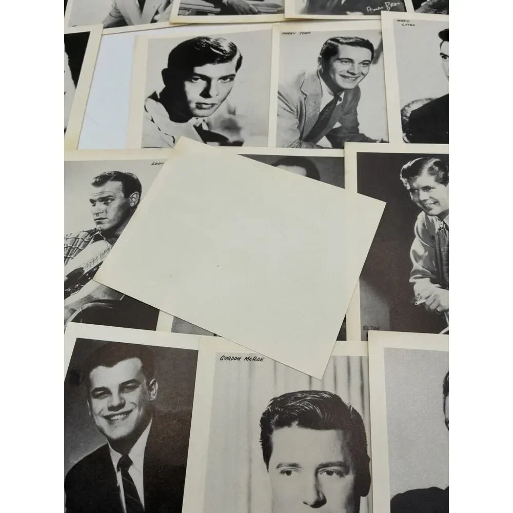 Vintage Arcade Card Lot – 22 Golden Age Singers & Musical Stars